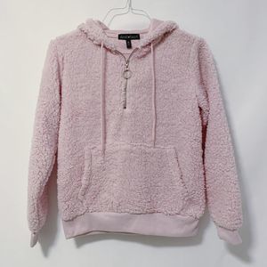 NWOT Derek Heart Pullover Teddy Jacket